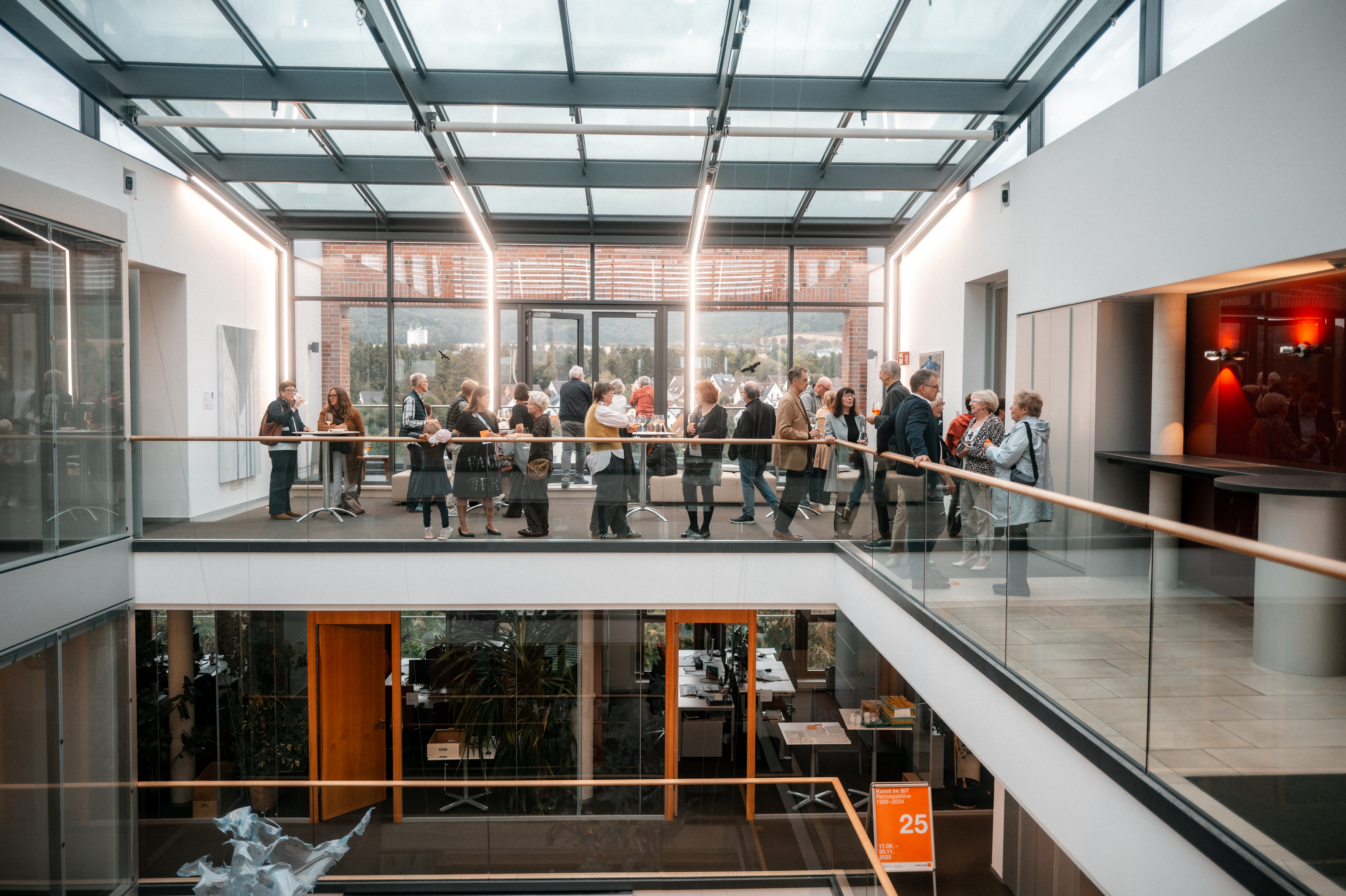 Besucher des 25 Jahre Jubiläums