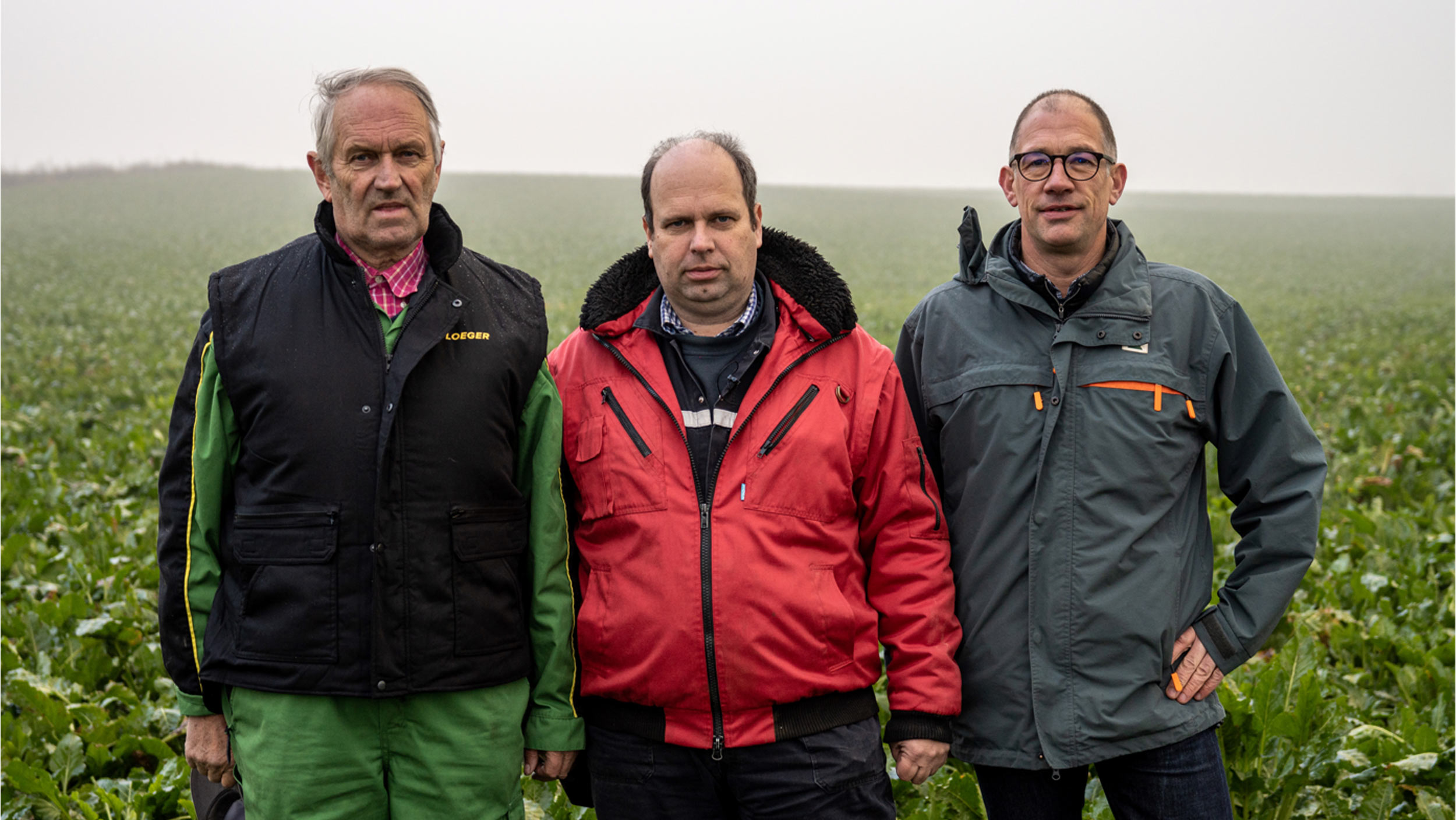 Van links naar rechts: Romain Van Puymbrouck; Jean-Pierre  Van Puymbrouck; Thierry Devillers