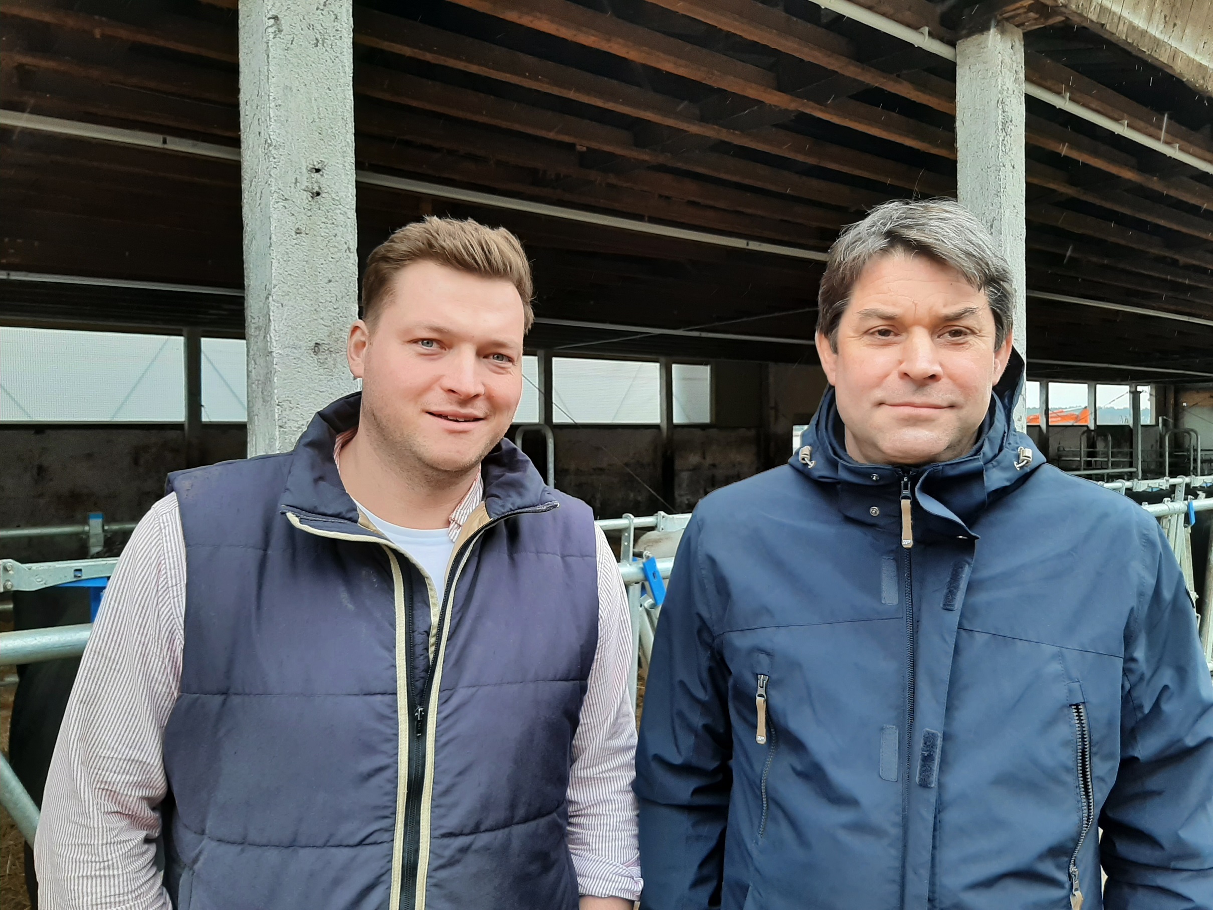 v.l.: Christian Russig und Thomas Kläber (Vorstandsmitglied)