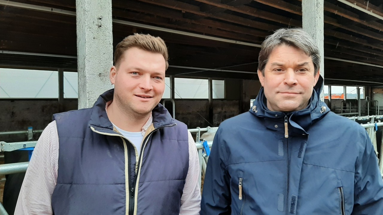 v.l.: Christian Russig und Thomas Kläber (Vorstandsmitglied)