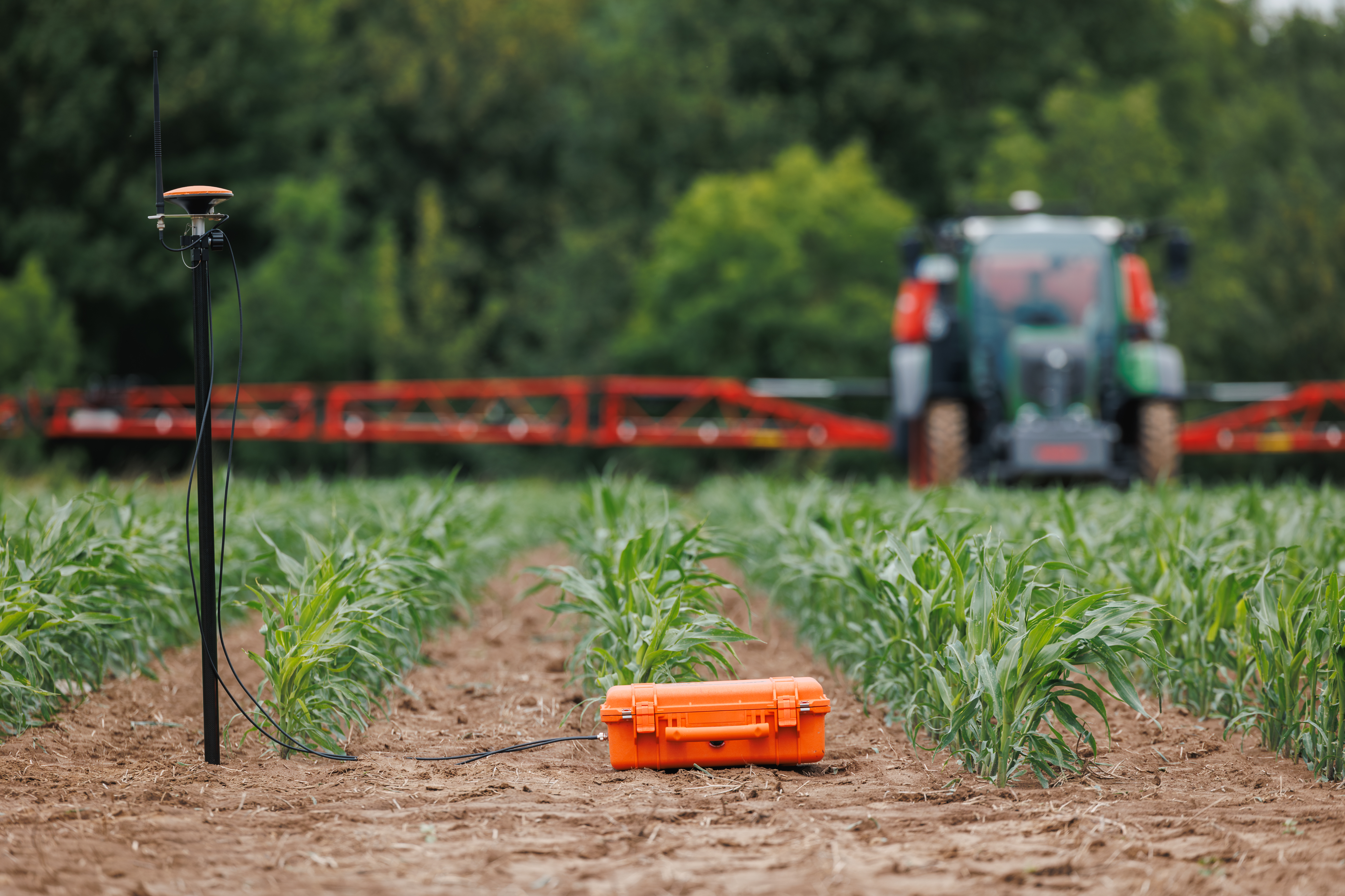 Digital solutions shown on a low corn field