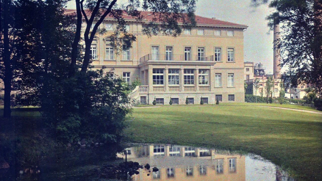 Villa Giesecke, construida en 1869 con estilo clasicista en Klein Wanzleben