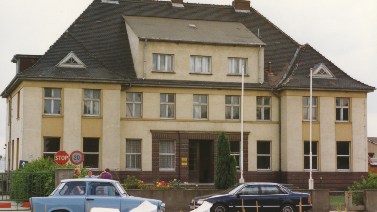 Instituto de fitomejoramiento en Klein Wanzleben, establecido en 1930, actualmente edificio administrativo de la estación de mejoramiento