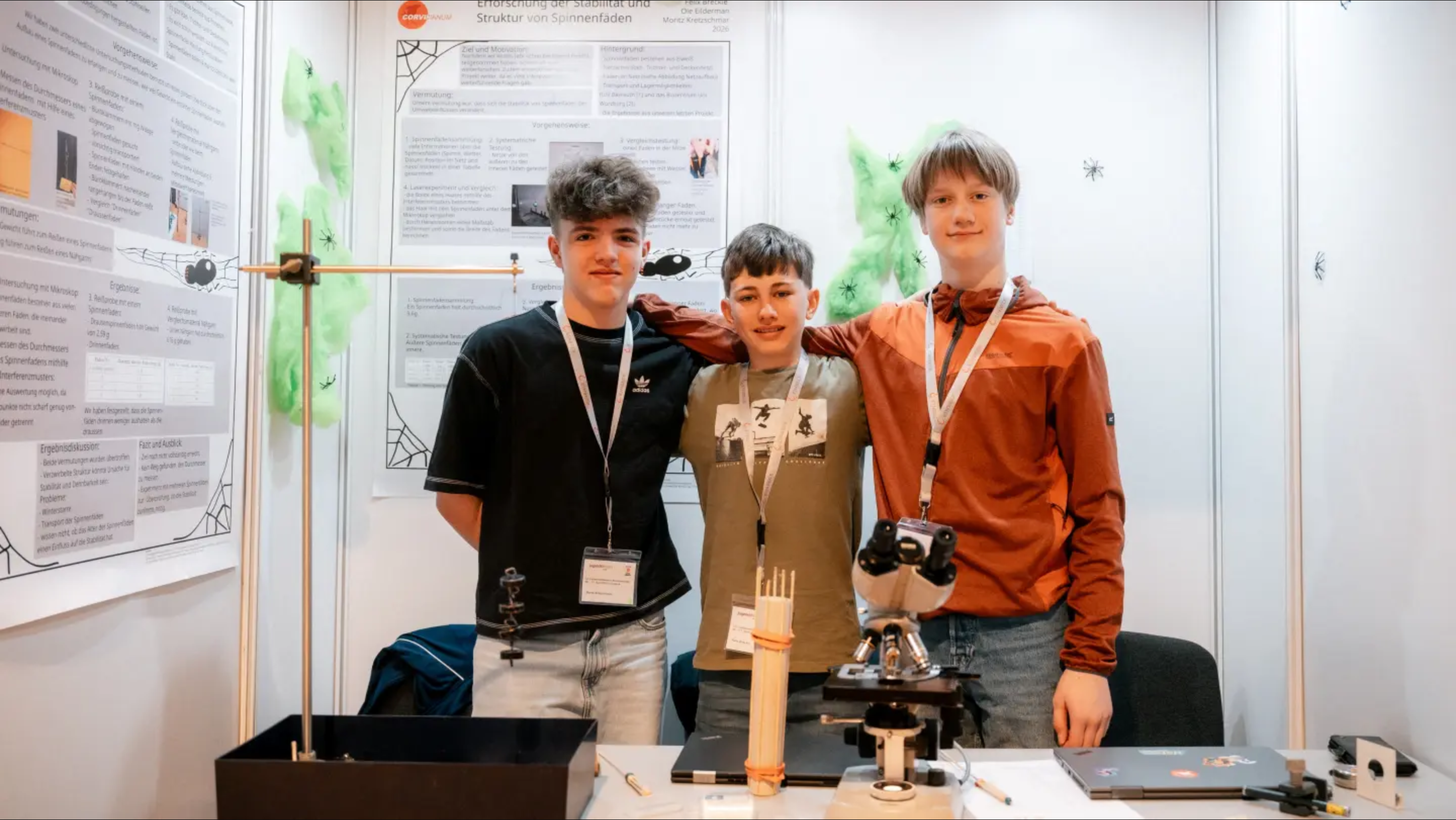 Experimente beim Landesfinale Jugend forscht junior