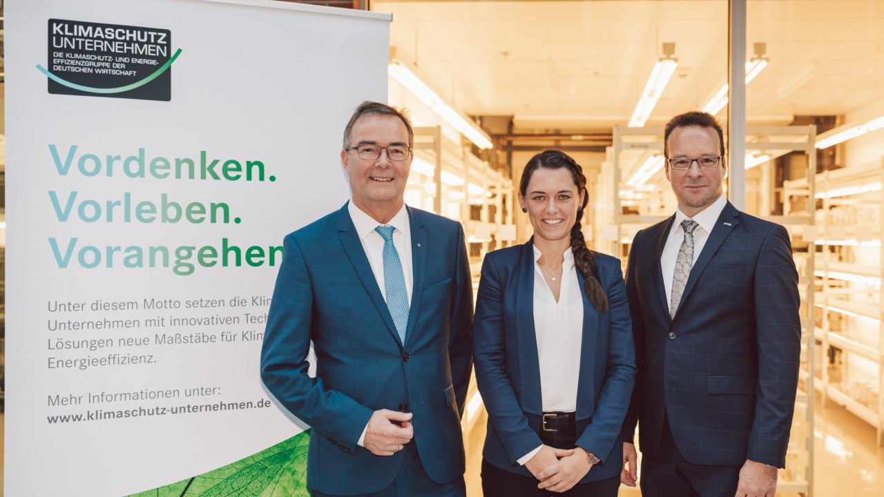 Der neue Vorstand (von links nach rechts): Jörg Schmidt (Viessmann Werke), Annika Trappmann (Blechwarenfabrik Limburg), Markus Mettler (ebm-pabst Mulfingen).