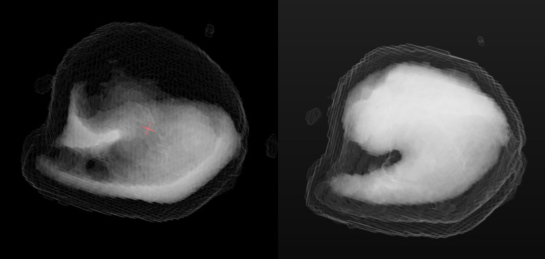 Valószínűleg soha nem látott ilyen módon cukorrépamagot: a belső részét a röntgenforrás fénye deríti fel.