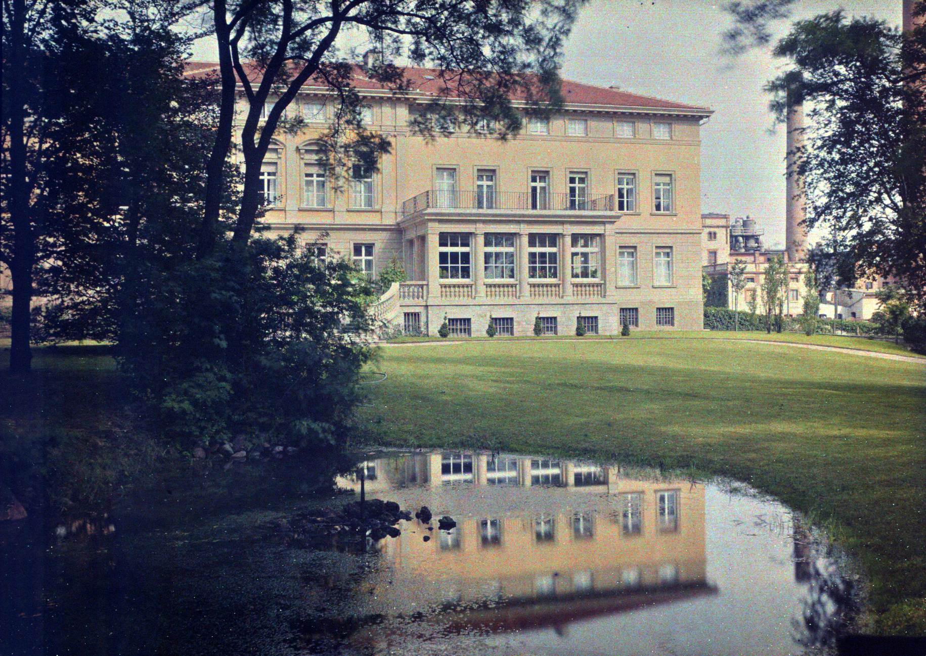 Villa Giesecke, construida en 1869 con estilo clasicista en Klein Wanzleben