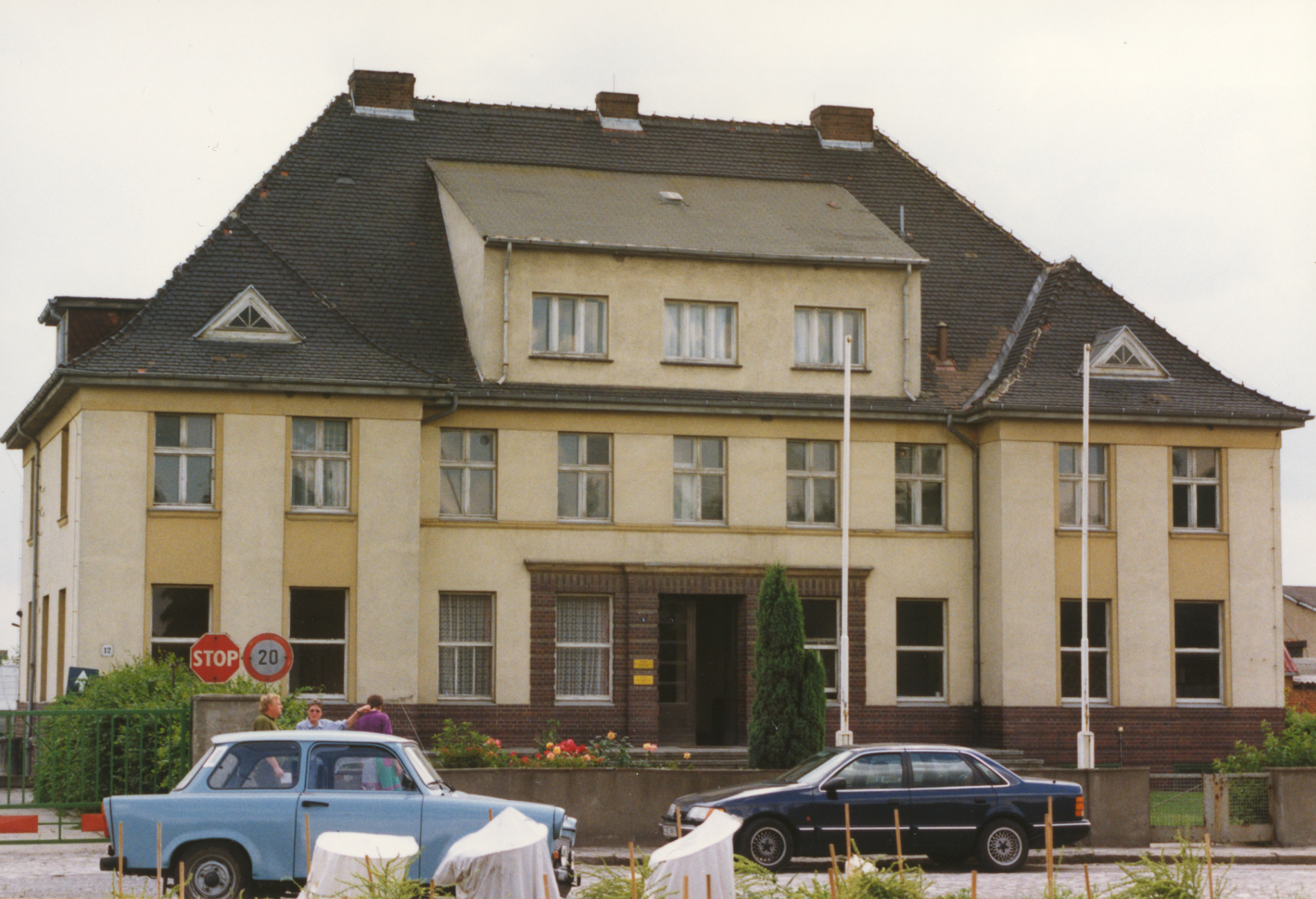 Institut pour la sélection des plantes à Klein Wanzleben, créé en 1930, aujourd'hui bâtiment administratif de la station de sélection