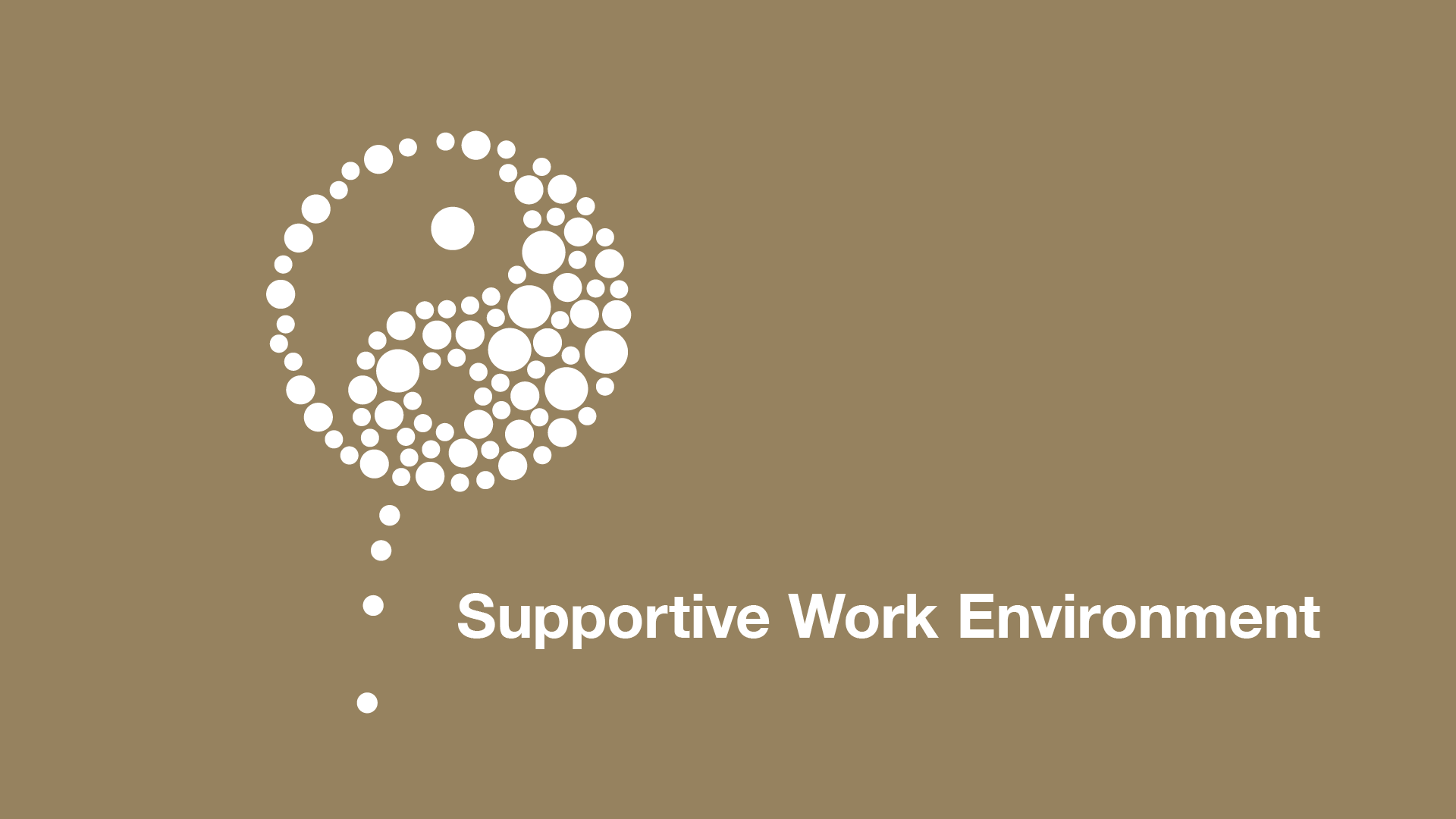EVP dimension Supportive Work Environment