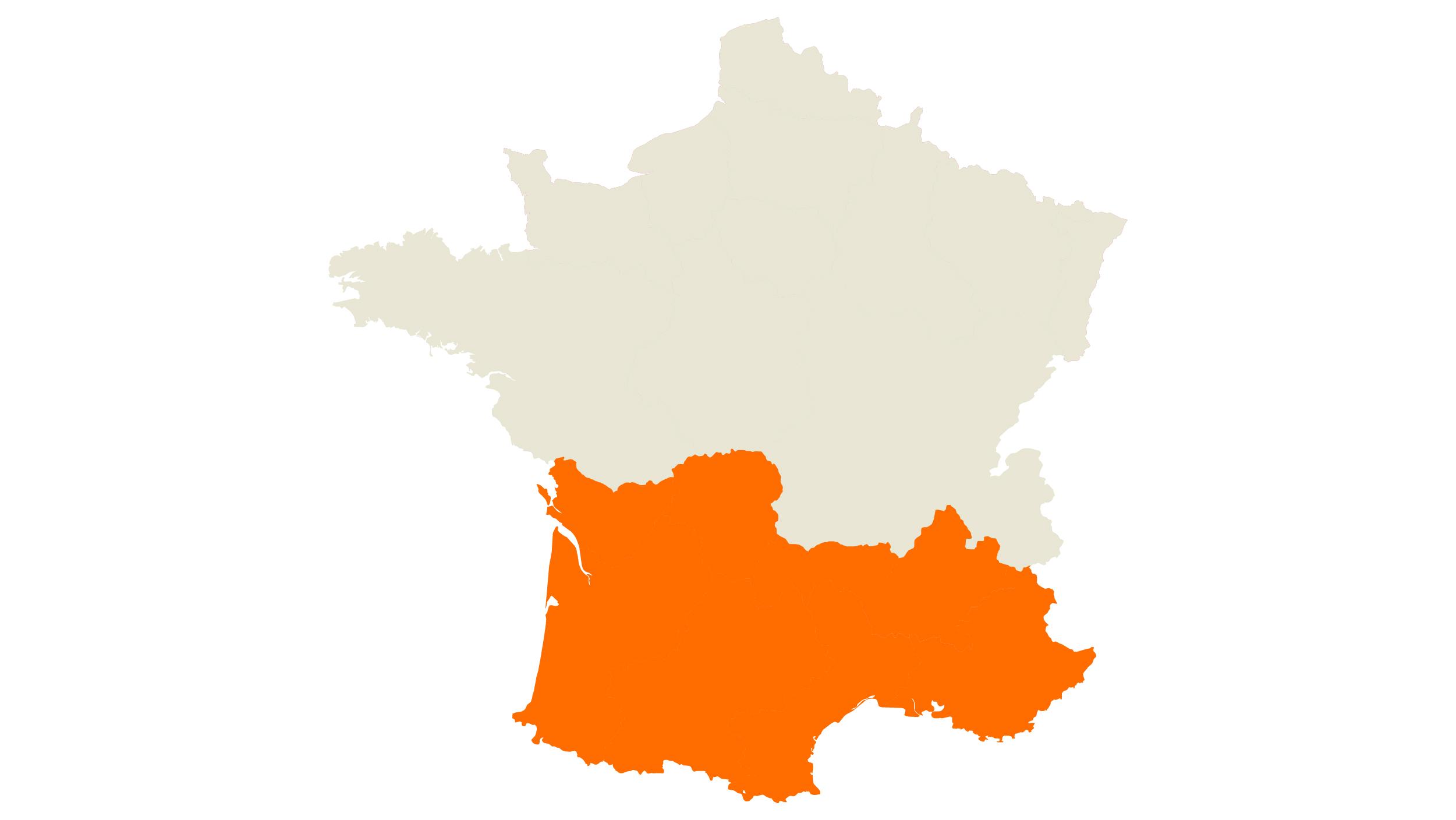 Contact Map de France de la Territoire Sud