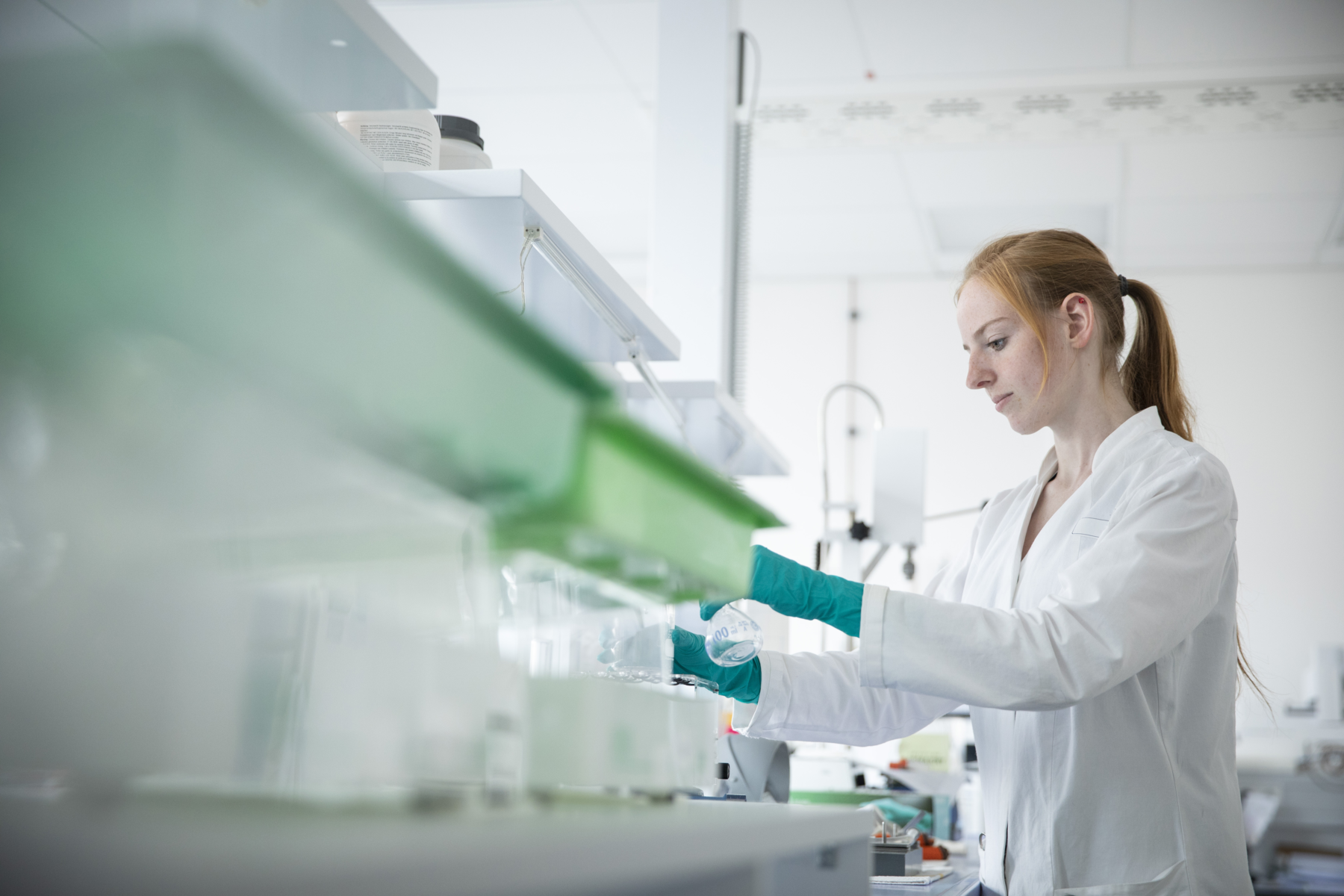 Woman in lab