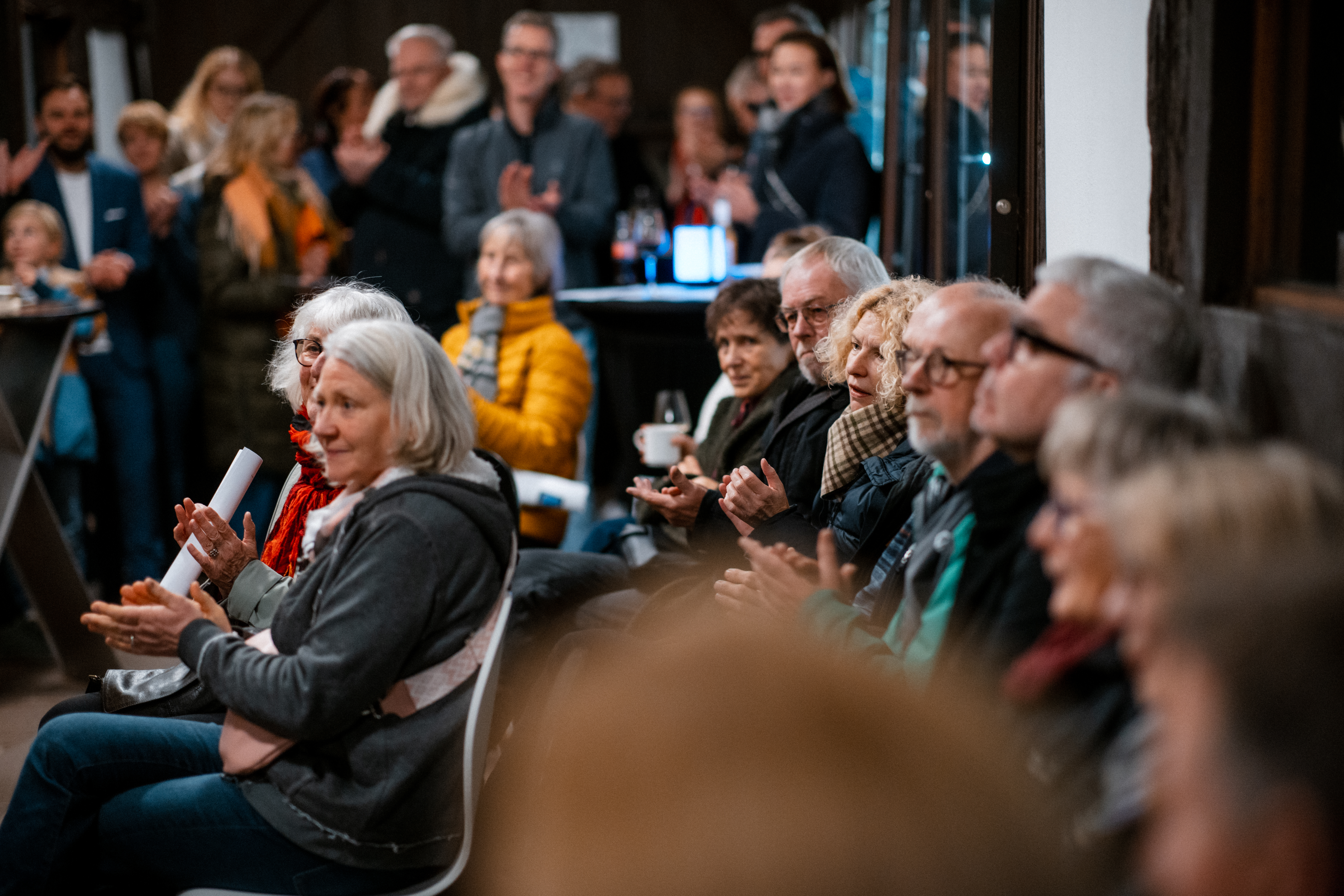 Andre Germar exhibition opening in the Art Lounge by KWS