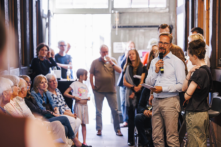 Audience of the vernissage