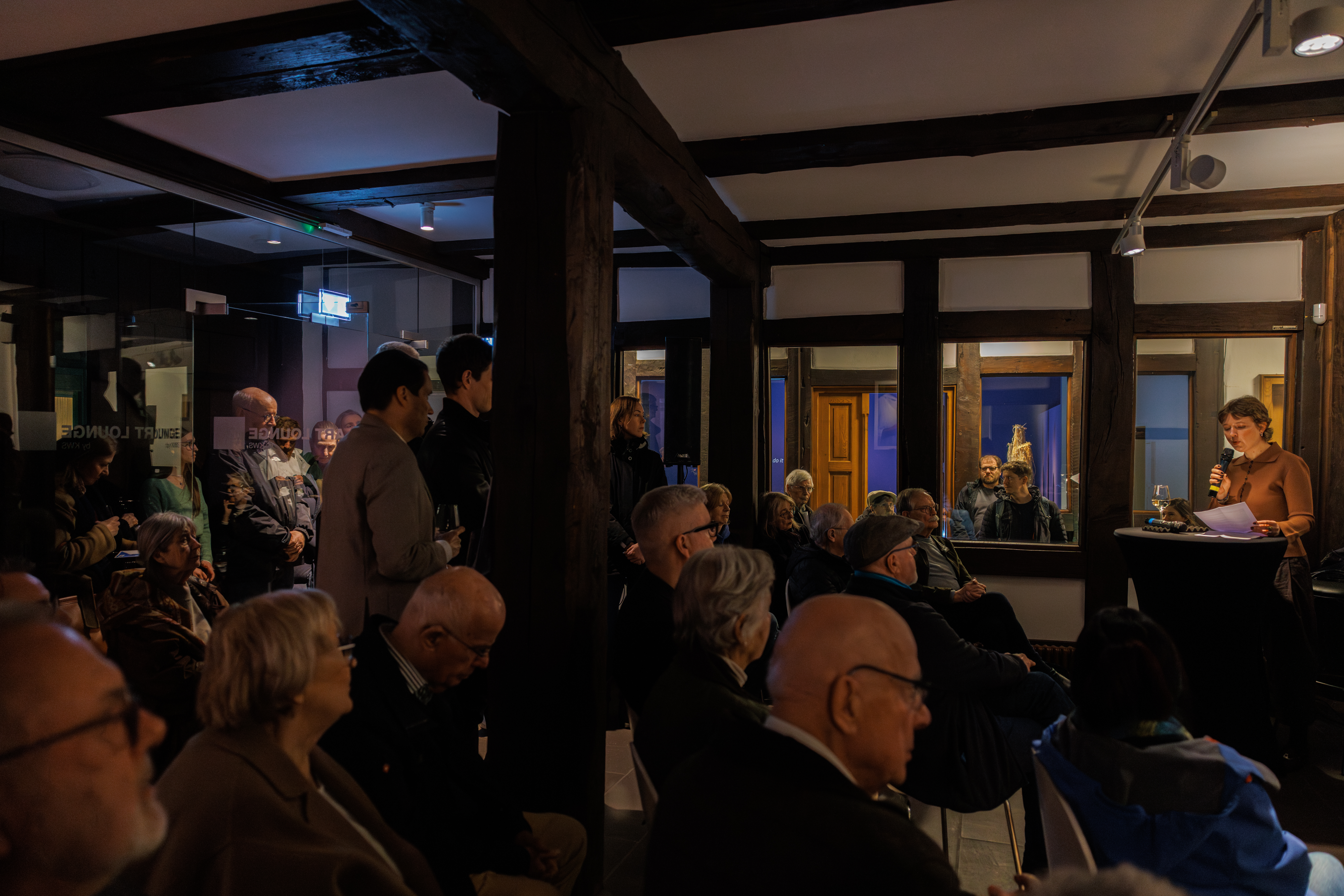 Ausstellungseröffnung Evan Ifekoya